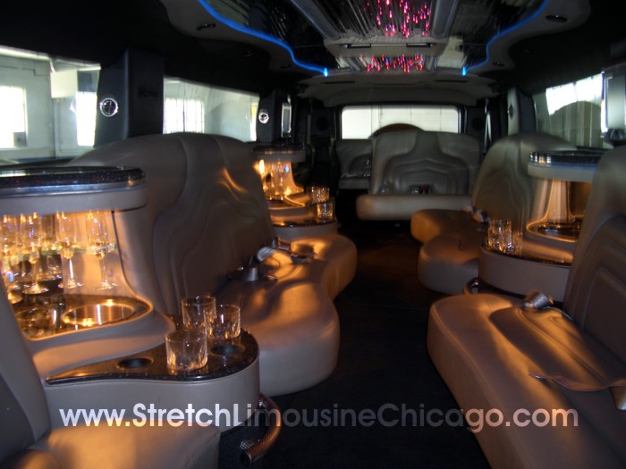 20-Passenger White Hummer H2 Luxury Stretch Limousine