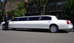 White 10-Passenger Lincoln Super Stretch Limousine