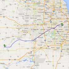 sheridan to mdw route