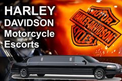 Harley Davidson motorcycle escorts