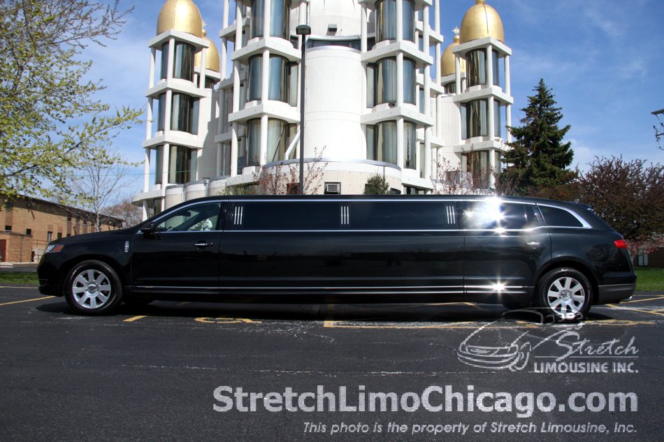 Lincoln MKT stretch limousine exterior side view