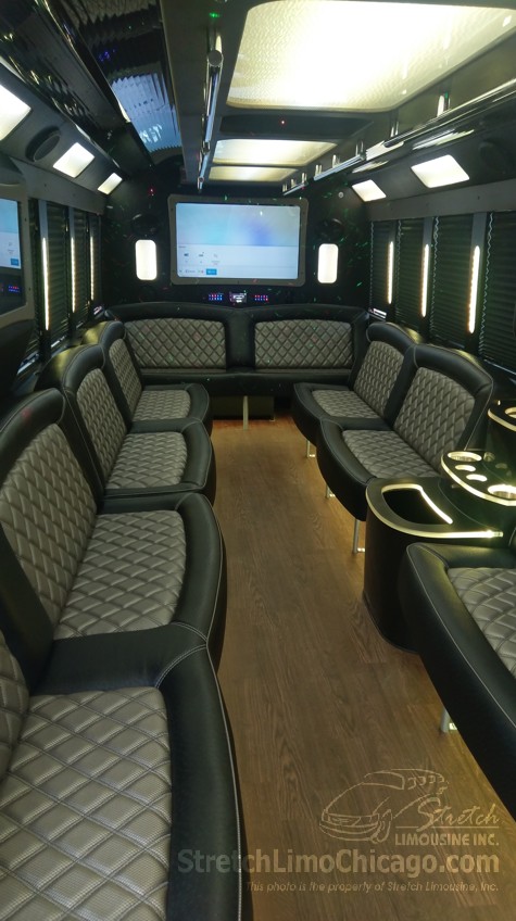 tiffany f550 limo bus interior
