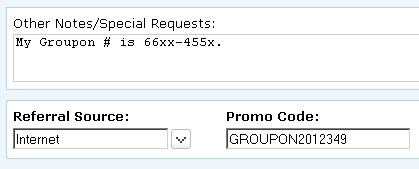 groupon party bus  code