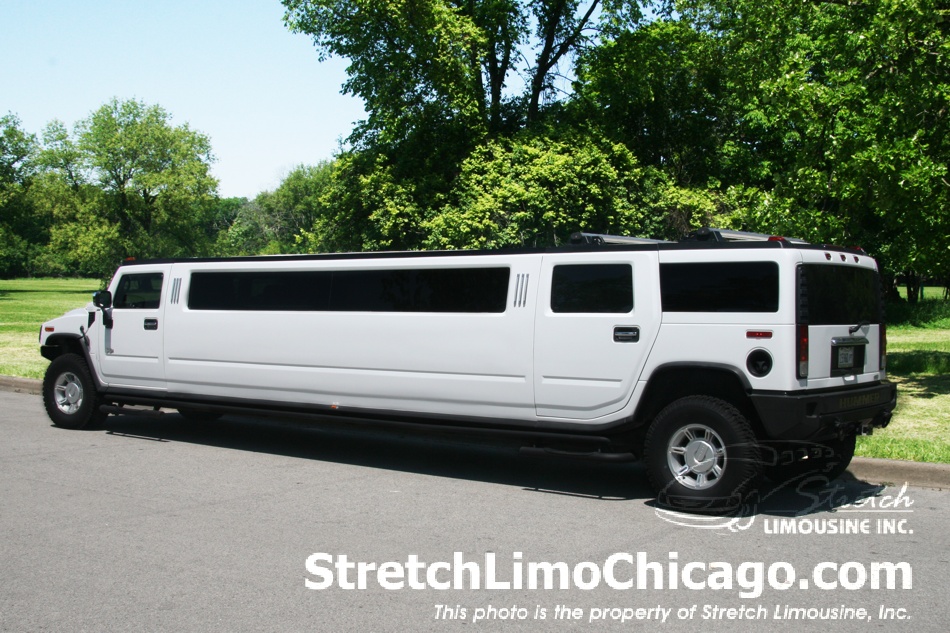 Hummer H2 limo side view 2